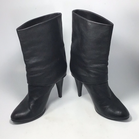 SIGERSON MORRISON Black Leather Lambskin Boots 7 - Picture 2 of 13